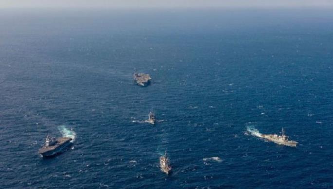 时隔七年，美日韩举行海上联合军演