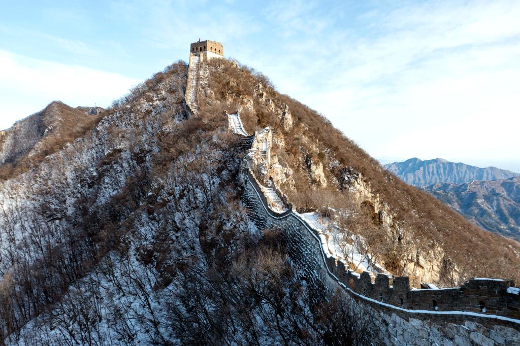 美丽中国丨雪后箭扣换银装