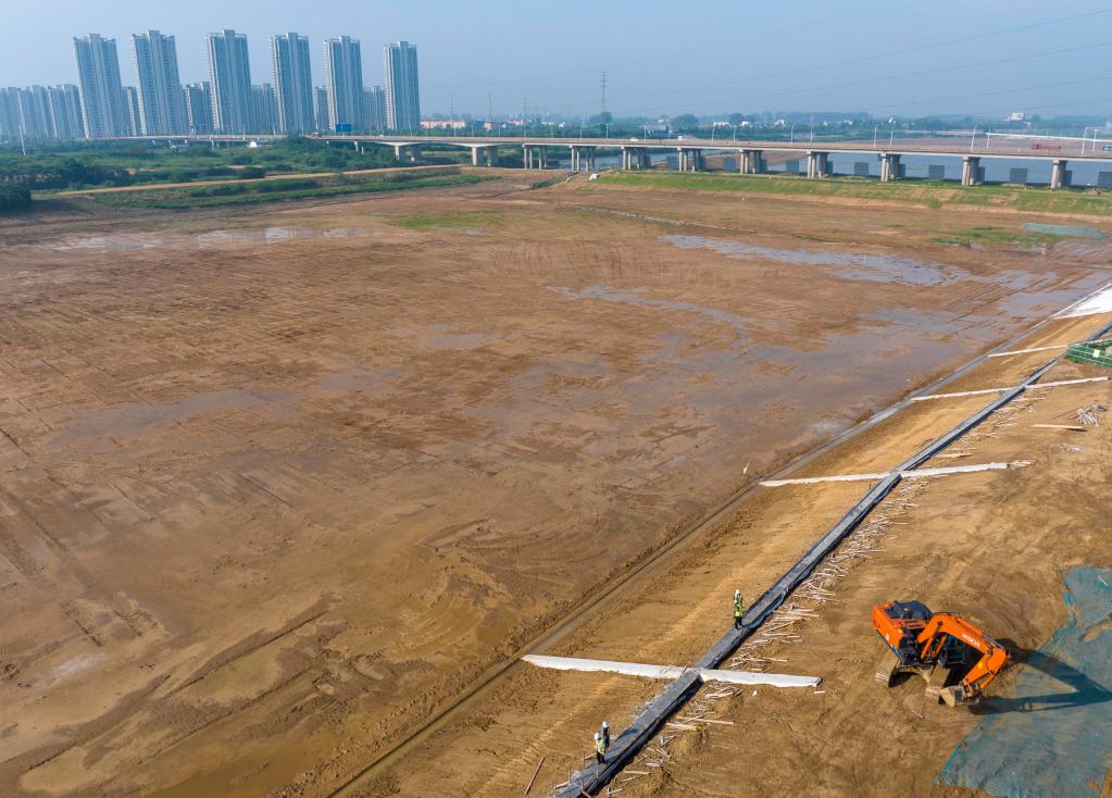 江苏淮安：淮河入海水道二期工程有序推进