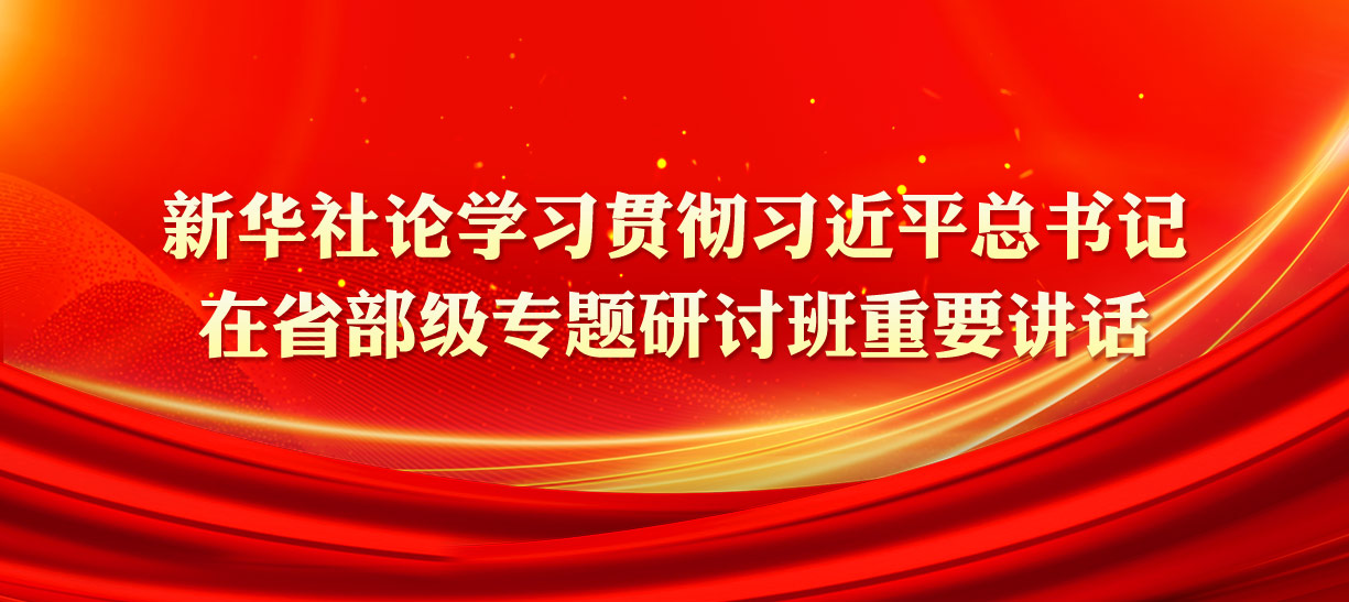 新华社论学习贯彻习近平总书记在省部级专题研讨班重要讲话